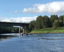 Gold canoeing river Tay 3